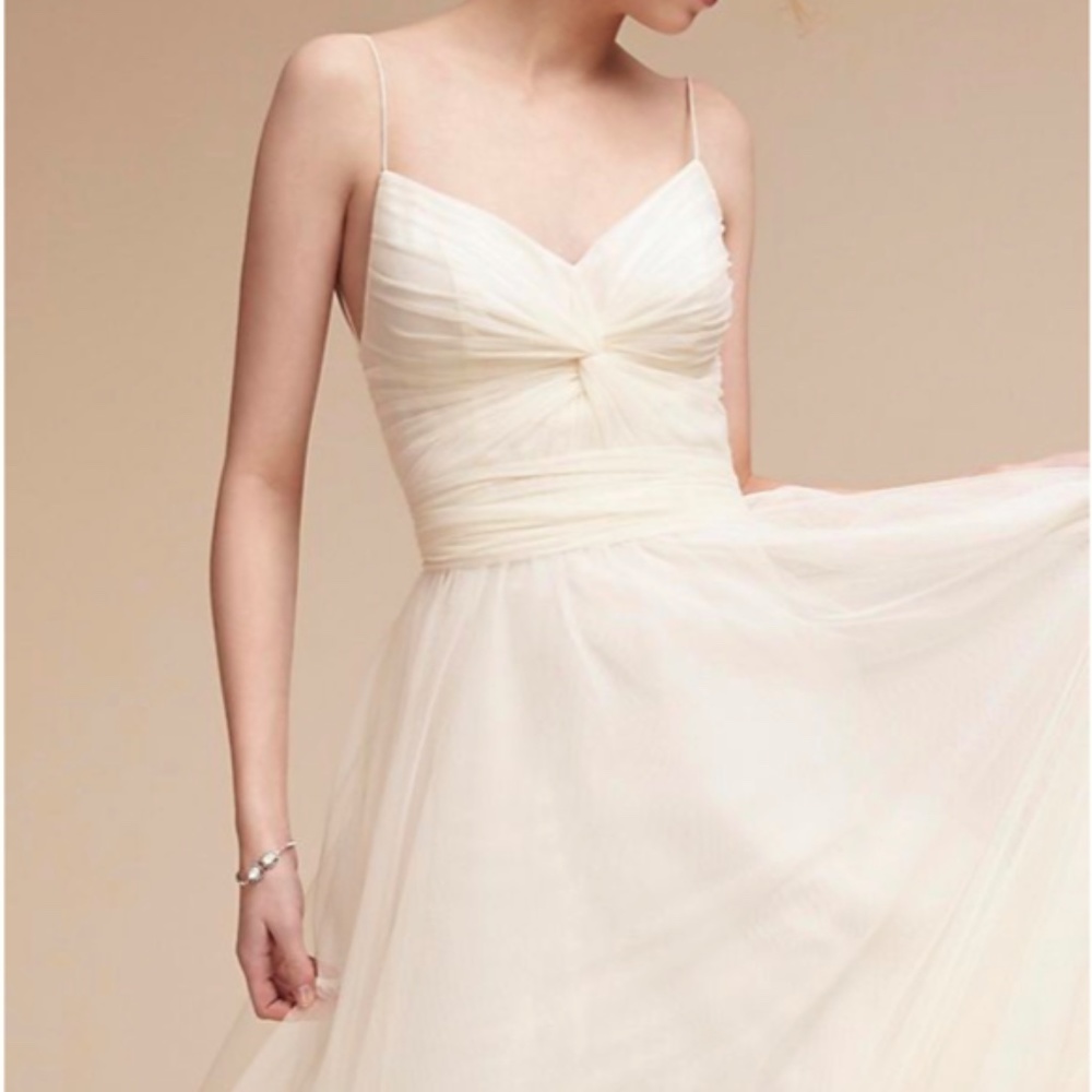 White Tulle Watters & Watters Bridal Dress